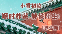 【節(jié)氣養(yǎng)生】小雪初臨：順時(shí)養(yǎng)藏，靜候陽(yáng)生！